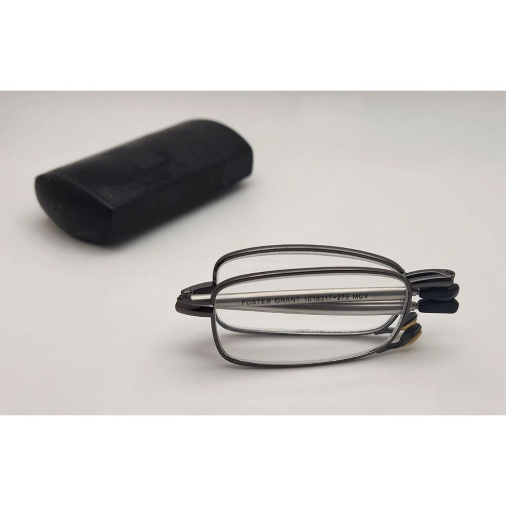 Foster Grant 1016317+275 MCV Travel Glasses Gideon Black Case